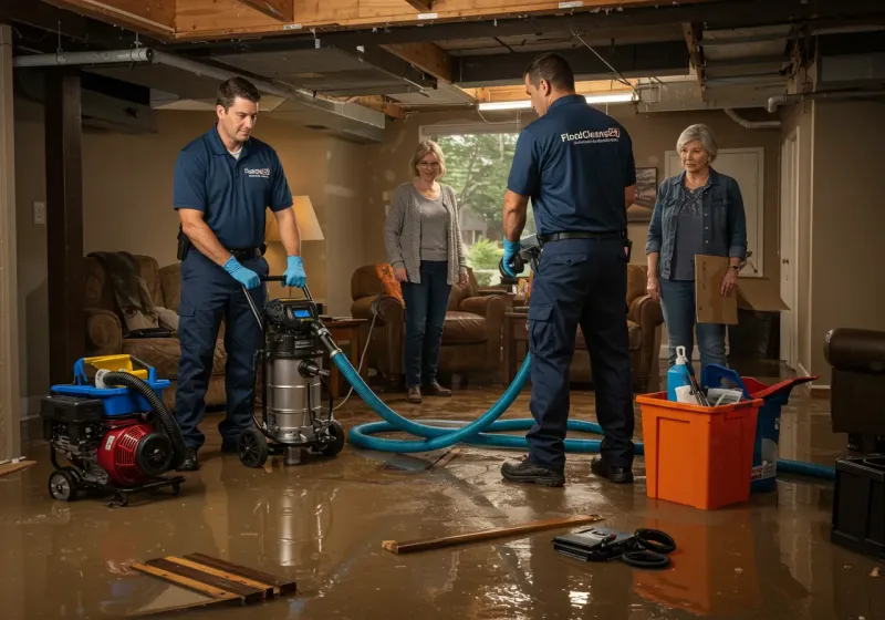 Basement Water Extraction and Removal Techniques process in Daleville, IN