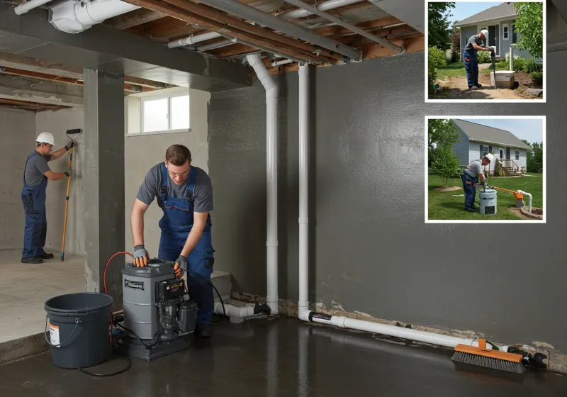 Basement Waterproofing and Flood Prevention process in Daleville, IN